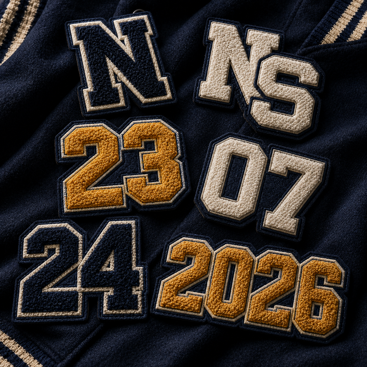 Custom Chenille Letterman Jacket Patches: Personalize Your Pride - Patch Vista