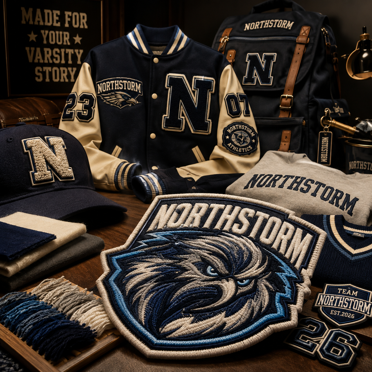 Custom Chenille Letterman Jacket Patches: Personalize Your Pride - Patch Vista