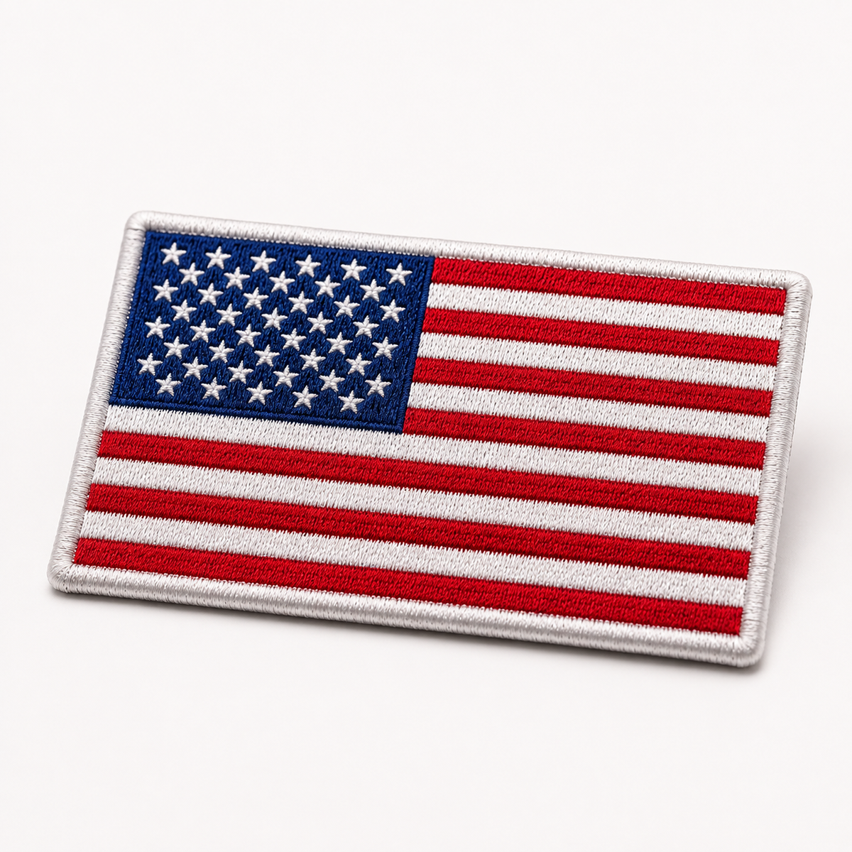 Custom USA Flag Patches | Patriotic Embroidered Iron On Patches for Hats, Jackets & Backpacks - Patch Vista