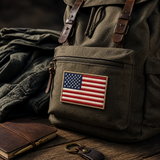 Custom USA Flag Patches | Patriotic Embroidered Iron On Patches for Hats, Jackets & Backpacks - Patch Vista