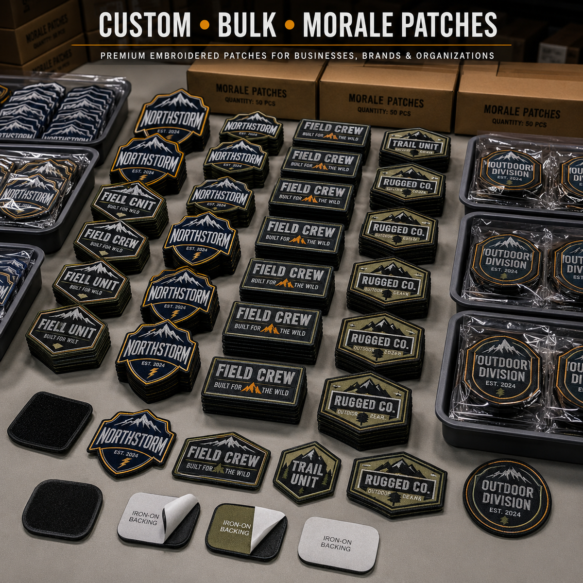 Custom Tactical Morale Patches | Embroidered Military Style Iron On & Velcro Patches - Patch Vista