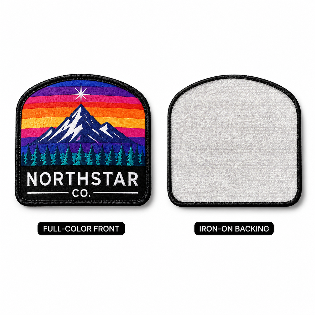 Custom Full Color Sublimation Patches | Personalized Logo, Photo & Iron On Patches - Patch Vista