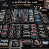 Custom Full Color Sublimation Patches | Personalized Logo, Photo & Iron On Patches - Patch Vista