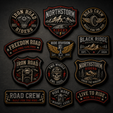 Custom Motorcycle Patches | Embroidered Biker Club Patches for Vests, Jackets & Gear - Patch Vista