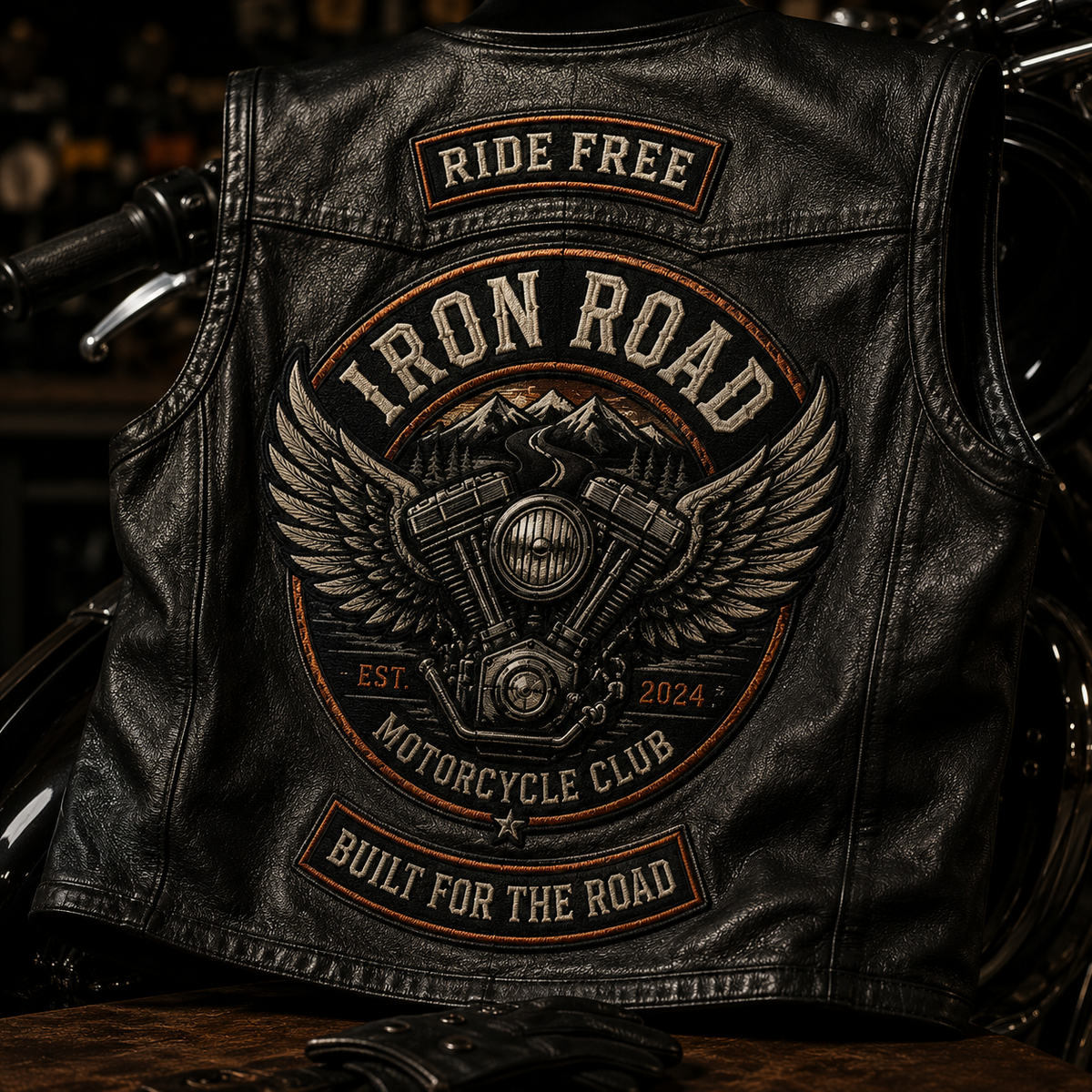 Custom Motorcycle Patches | Embroidered Biker Club Patches for Vests, Jackets & Gear - Patch Vista
