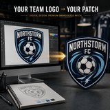 Custom Soccer Patches | Embroidered Football Team Logo Patches for Jerseys, Bags & Jackets - Patch Vista