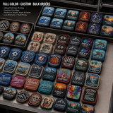 Custom Printed Sublimation Patches | Full Color Logo Patches for Brands & Businesses - Patch Vista
