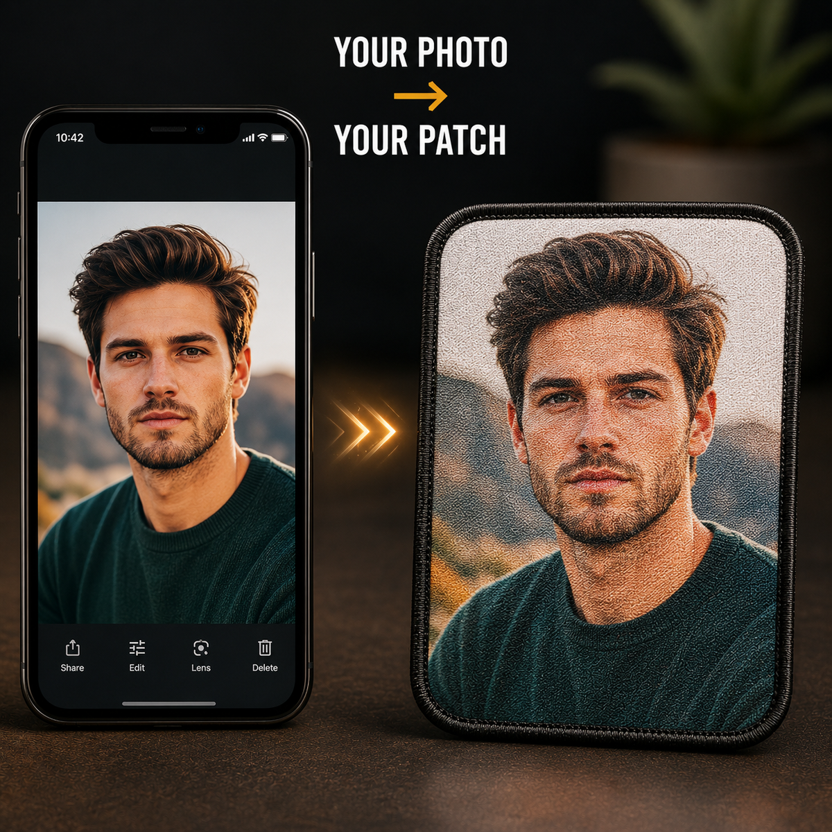 Custom Photo Sublimation Patches | Personalized Picture & Image Iron On Patches - Patch Vista
