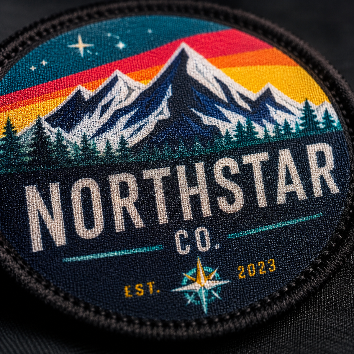 Custom Logo Sublimation Patches | Full Color Business & Brand Patches for Apparel - Patch Vista