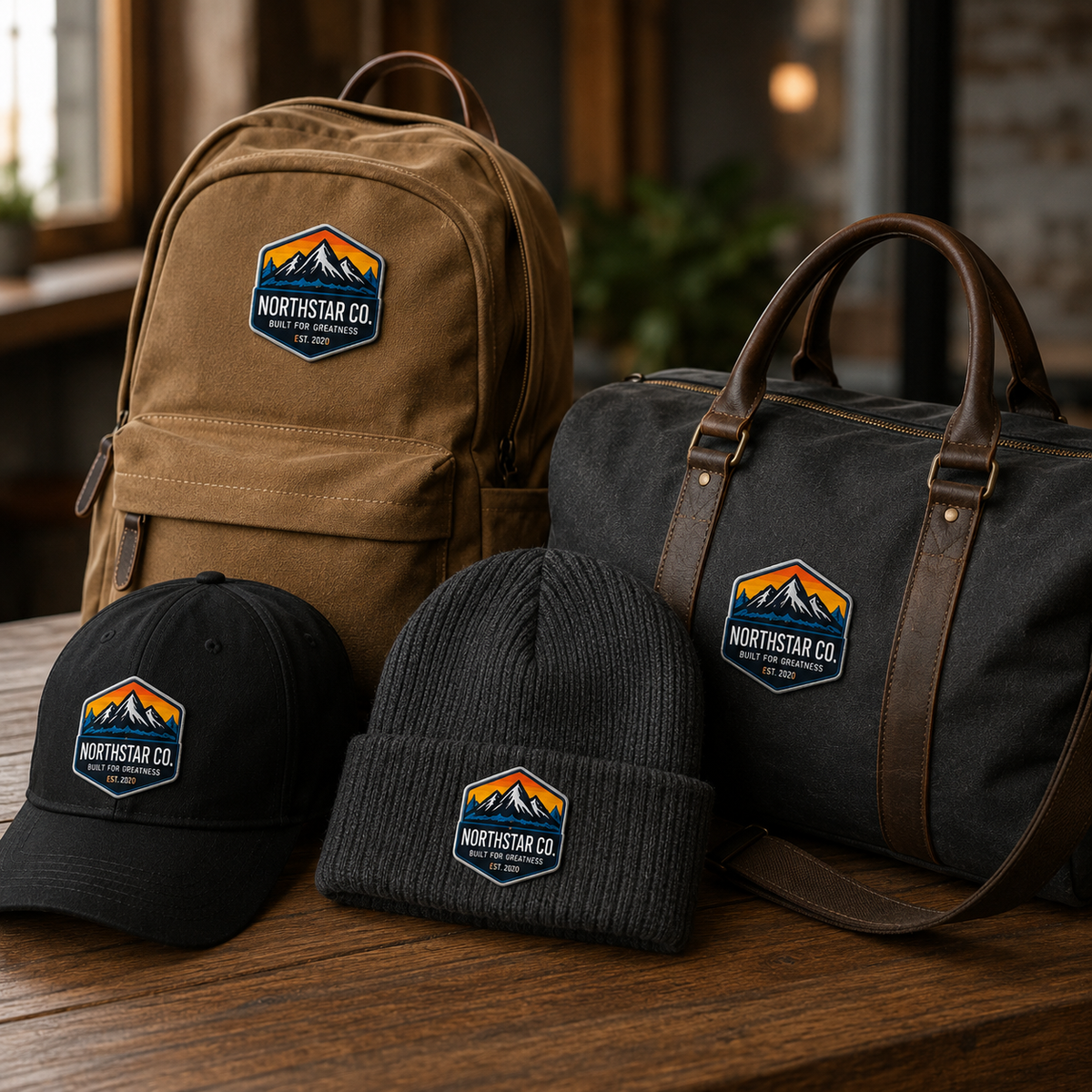 Custom Sublimated Hat Patches | Full Color Logo Patches for Caps, Beanies & Bags - Patch Vista