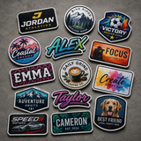 Custom Sublimation Iron On Patches | Personalized Full Color Patches for Clothing - Patch Vista
