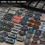 Custom Sublimation Iron On Patches | Personalized Full Color Patches for Clothing - Patch Vista