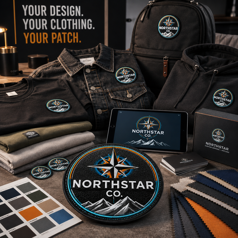 Custom Sublimation Iron On Patches | Personalized Full Color Patches for Clothing - Patch Vista