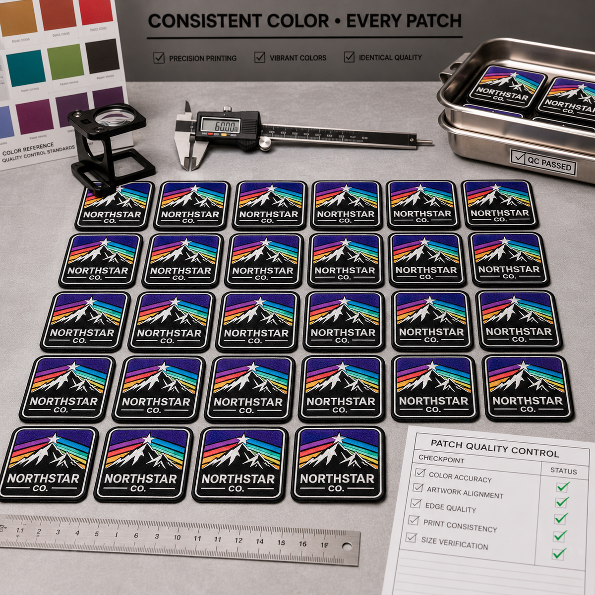 Custom Sublimation Patches Bulk | Wholesale Full Color Logo Patches for Businesses - Patch Vista