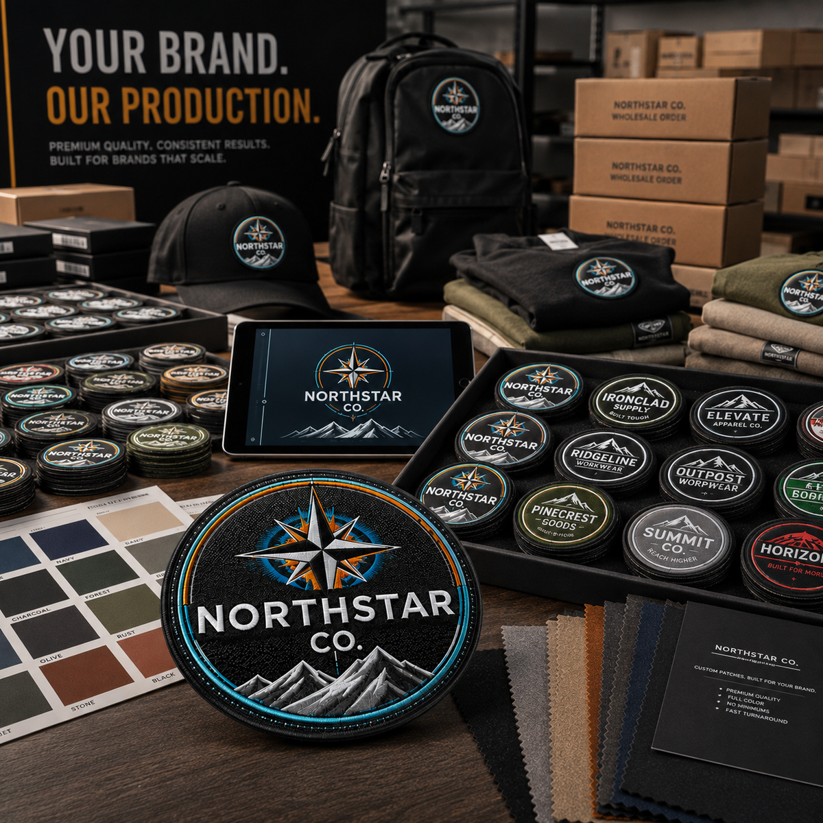 Custom Sublimation Patches Bulk | Wholesale Full Color Logo Patches for Businesses - Patch Vista