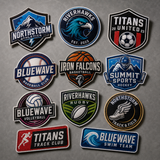 Custom Sports Sublimation Patches | Full Color Team Logo & Uniform Patches - Patch Vista