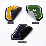 Custom Chenille Patches | Personalized Letter & Logo Varsity Patches | Custom College, School & Team Jacket Patches