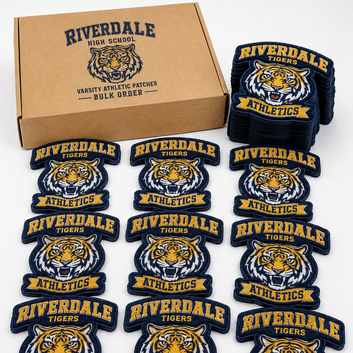 Custom Chenille Patches | Personalized Letter & Logo Varsity Patches | Custom College, School & Team Jacket Patches