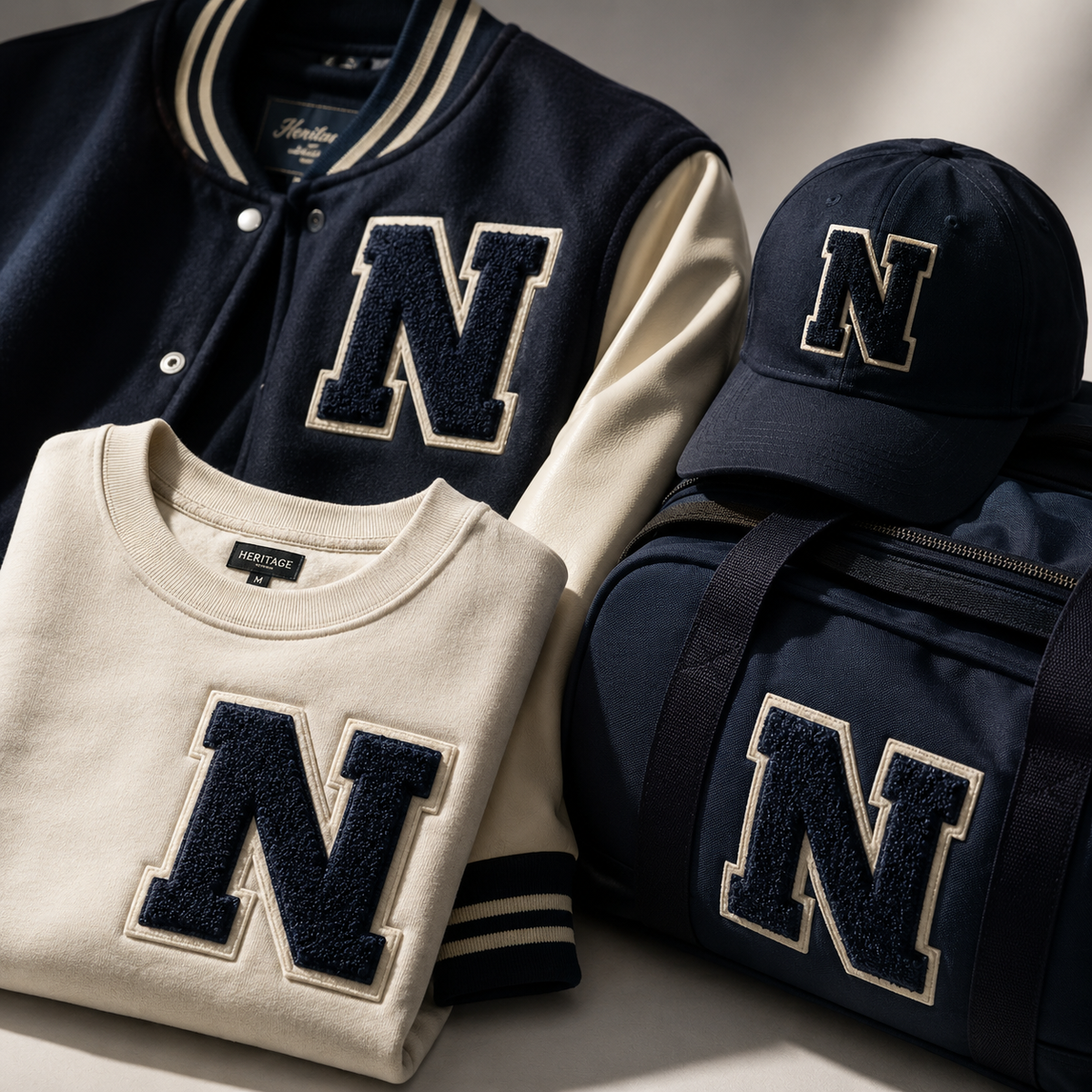 Custom Chenille Letter Patches | Varsity Jacket & College Patches | Personalized Letter, Number & School Patches