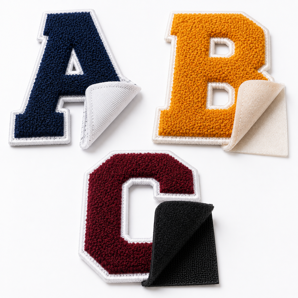 Custom Varsity Chenille Patches | Personalized Jacket & Team Patches | Letterman, School & College Patches