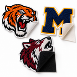 Custom Chenille Logo Patches | Embroidered Varsity Patches for Jackets | Custom School, College & Team Patches