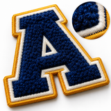 Custom Chenille Logo Patches | Embroidered Varsity Patches for Jackets | Custom School, College & Team Patches