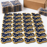 Custom Chenille Name Patches | Personalized Varsity Jacket Patches | Custom Letterman, School & Team Name Patches