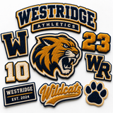Custom Chenille Team Patches | Varsity Sports & School Logo Patches | Personalized Chenille Team Patches