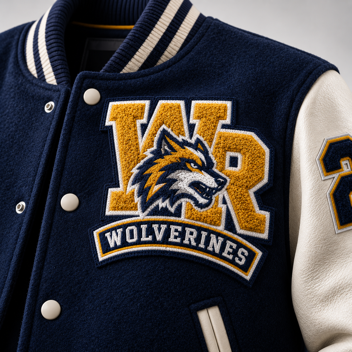 Custom Chenille Team Patches | Varsity Sports & School Logo Patches | Personalized Chenille Team Patches