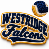 Custom Chenille Team Patches | Varsity Sports & School Logo Patches | Personalized Chenille Team Patches