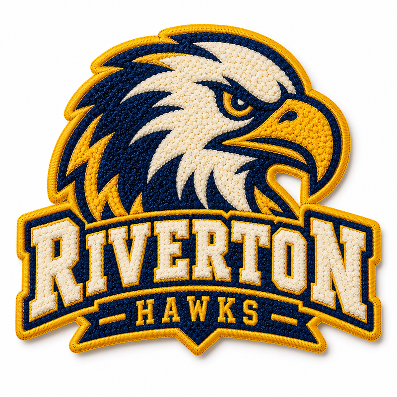 Custom Chenille Team Patches | Varsity Sports & School Logo Patches | Personalized Chenille Team Patches