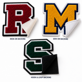 Custom Chenille Jacket Patches | Personalized College & Varsity Patches | Custom Letterman Jacket Patches