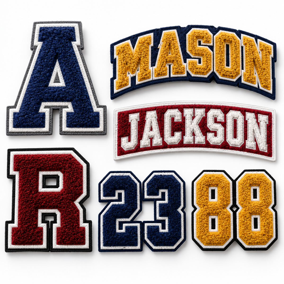 Wholesale Custom Chenille Patches for Personalized Apparel