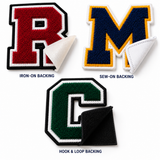 Custom Chenille Varsity Patches | Letter, Number, Name & Logo Patches | Personalized Letterman Jacket Patches