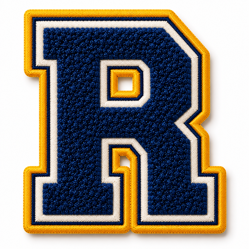 Custom Chenille Varsity Patches | Letter, Number, Name & Logo Patches | Personalized Letterman Jacket Patches