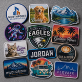 Custom Full Color Sublimation Patches | Personalized Logo, Photo & Iron On Patches - Patch Vista