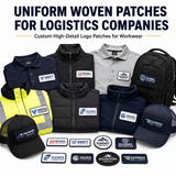 Uniform Woven Patches for Logistics Companies | Custom High-Detail Logo Patches for Workwear