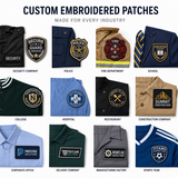 Custom Uniform Embroidered Patches | Company, Security, School & Team Logo Patches