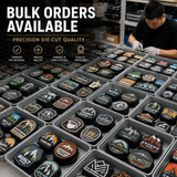 Custom Die-Cut PVC Patches | Premium 3D Rubber Logo Patches in Any Custom Shape