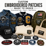 Custom Embroidered Patches Made to Order | Personalized Logo, Name & Team Patches