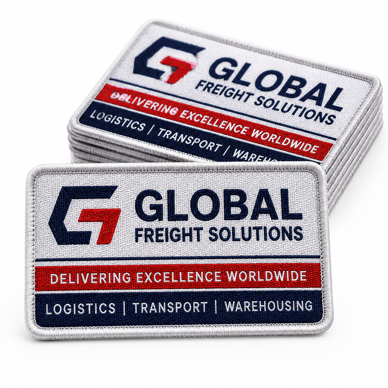 Uniform Woven Patches for Logistics Companies | Custom High-Detail Logo Patches for Workwear