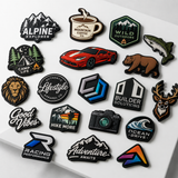 Custom Die-Cut PVC Patches | Premium 3D Rubber Logo Patches in Any Custom Shape