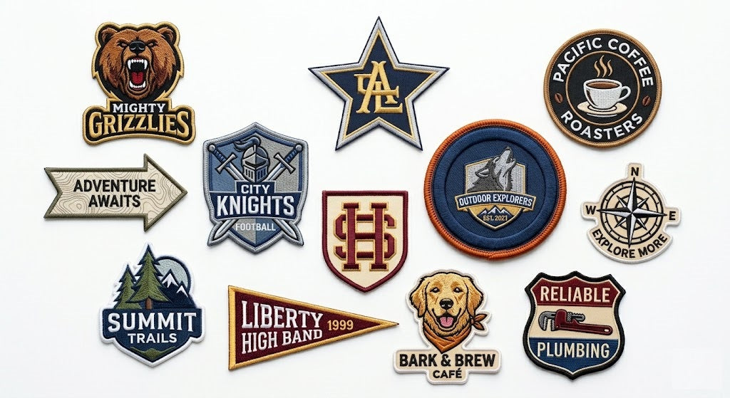 Bulk Custom Embroidered Patches | Wholesale Logo Patches for Clothing Brands, Uniforms & Businesses