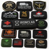 Wholesale Custom PVC Patches | Bulk 3D Rubber Logo Patches for Businesses, Brands & Uniforms