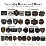 Custom Jacket & Hat Embroidered Patches | Premium Personalized Logo Patches for Caps & Apparel
