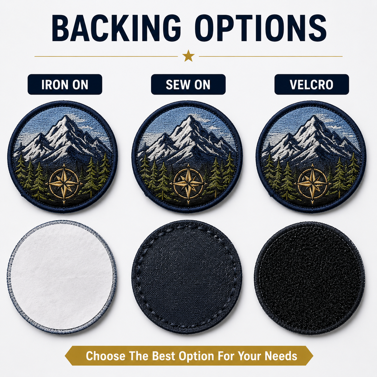 Bulk Custom Embroidered Patches | Wholesale Logo Patches for Clothing Brands, Uniforms & Businesses