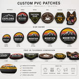 Made-to-Order PVC Rubber Patches | Custom 3D Soft PVC Logo Patches for Brands & Uniforms