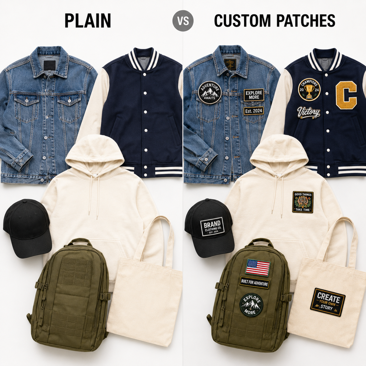 Custom Embroidered Patches Made to Order | Personalized Logo, Name & Team Patches