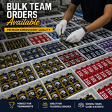 Sports Team Embroidered Keychains | Custom Team Logo, Mascot & Player Name Keychains