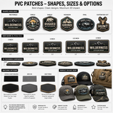 Premium PVC Hat Patches | Custom 3D Rubber Logo Patches for Caps, Trucker Hats & Headwear